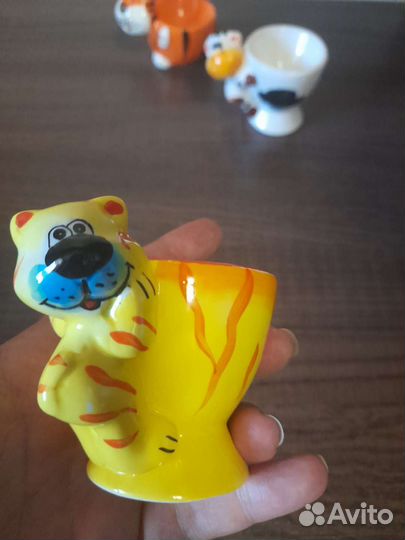 Керамические подставки под яйца