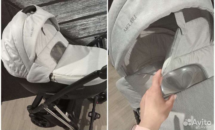 Коляска Verdi Melbu 3 в 1 серая