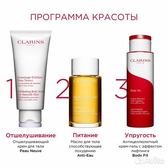 Clarins антицелюлитный крем-гель