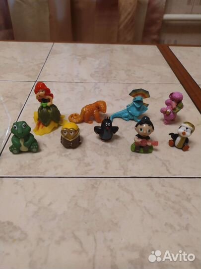 Игрушки из киндеров разных лет