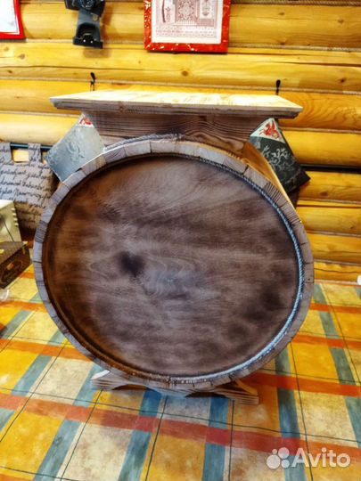 Бочка-бар на 10 винных бутылок