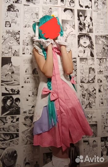 Косплей Хатсуне Мику вондерленд Рапунцель