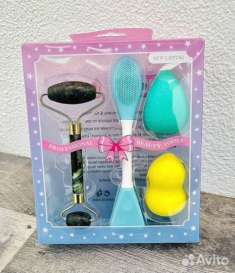 Аксессуары для макияжа спонж роллер скребок шпател