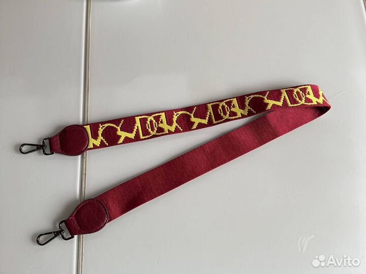 Новый плечевой ремень на сумку бордовый
