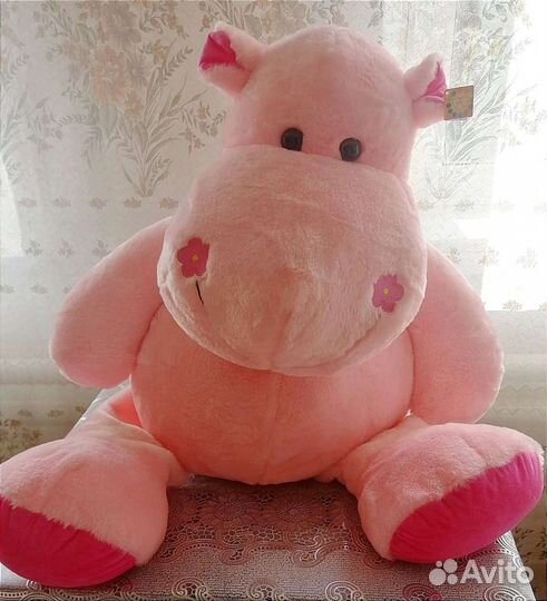 Мягкая игрушка бегемот