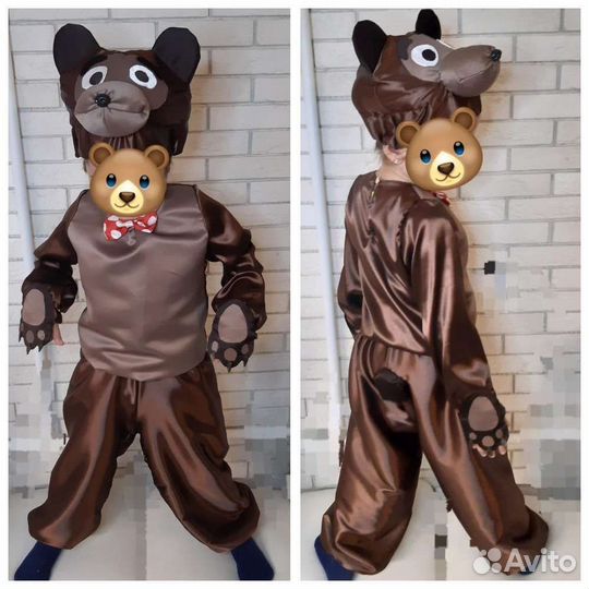 Костюмы Лисы,Красная ш.,Карлсон,Мышь,Мишка