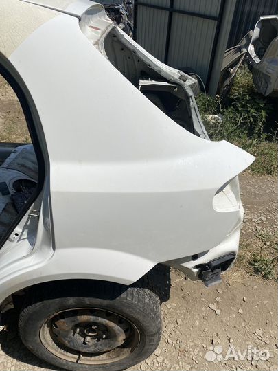 Заднее левое крыло chevrolet lacetti хэтч