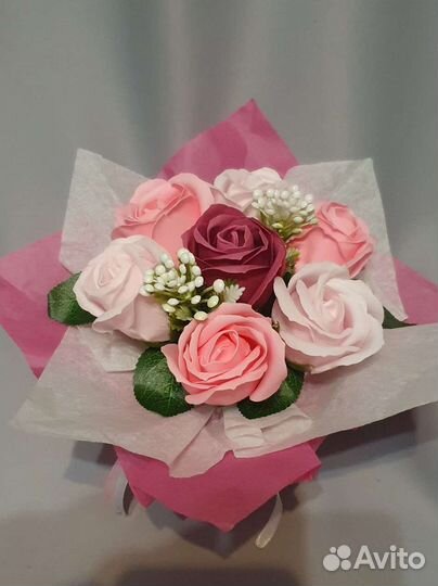 Букет из пенных роз