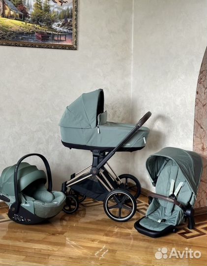 Коляска Cybex Priam 4 Leaf Green