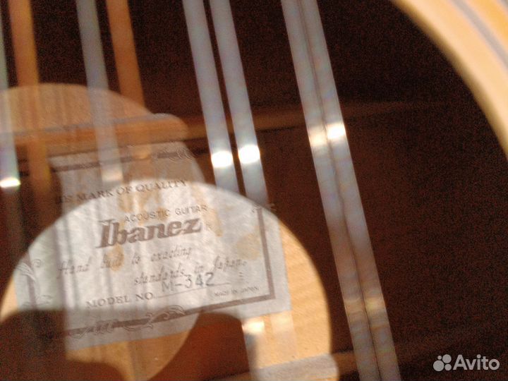 Акустическая гитара 12 струнная Ibanez (Japan)