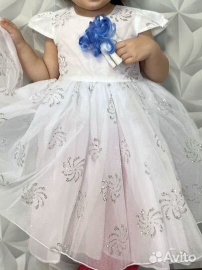 Платье снежинки 98