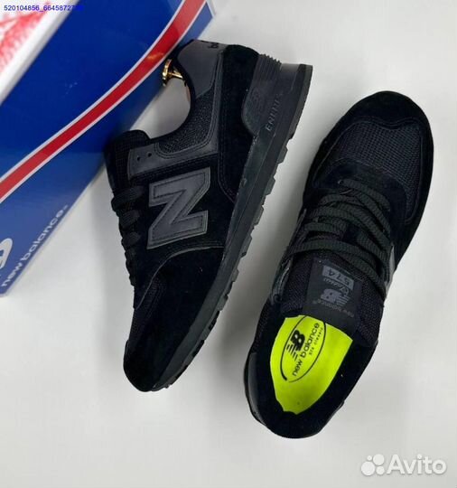 Кроссовки New Balance 574 Black (Арт.57801)