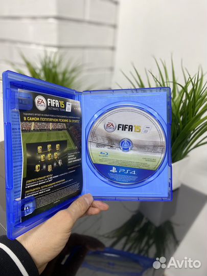 Диски на ps4 Fifa 15