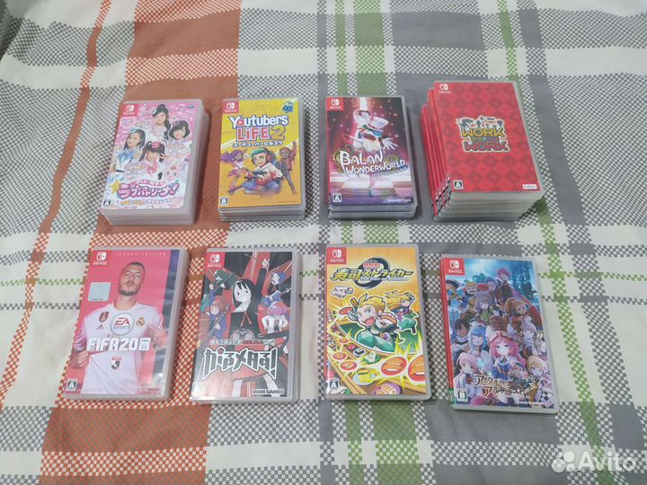 30+ коробок Nintendo Switch
