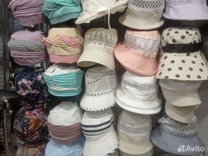 Лён натуральный. шляпы, кепки,бейсболки