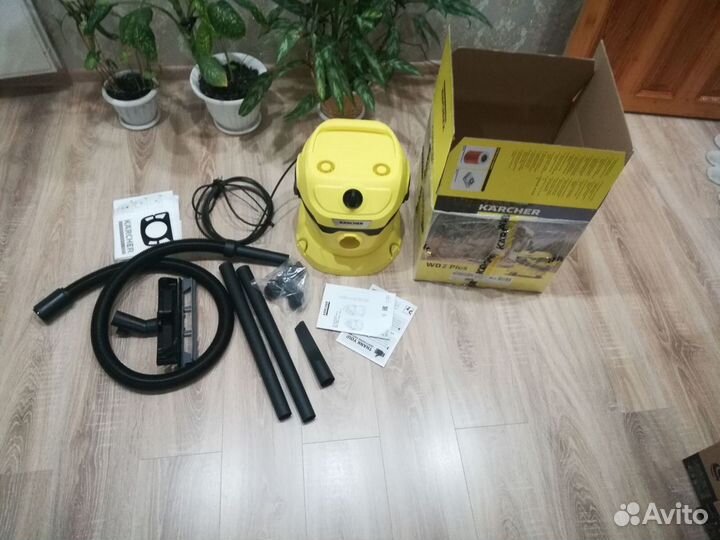 Пылесос Karcher WD 2 plus оригинальный новый