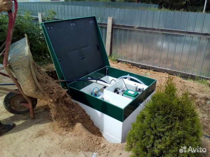 Септик Евробион 3 с переливом