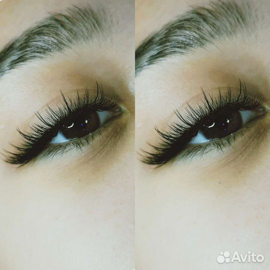 Наращивание ресниц на дому