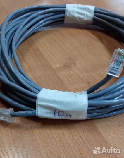 Интернет кабель (патчкорд) RJ45 - RJ45,10метров
