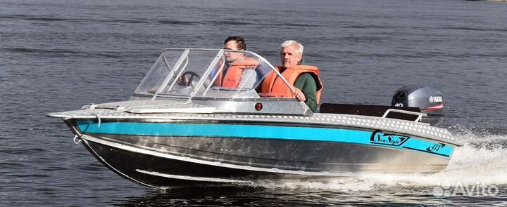 Лодка Вельбот 433 New style (Казанка)