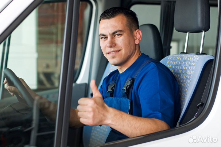 Водитель ломовоза с манипулятором кат С