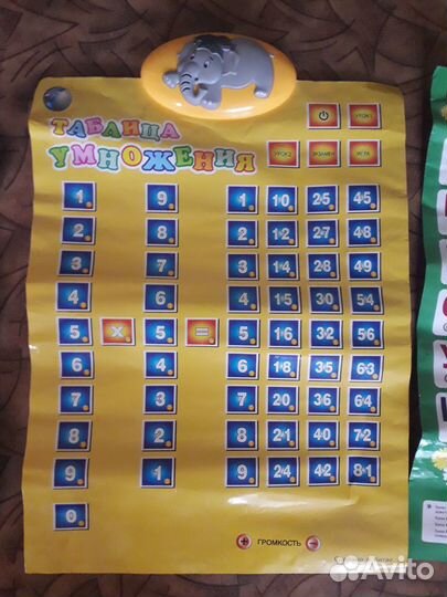 Обучающие электронные звуковые плакаты 