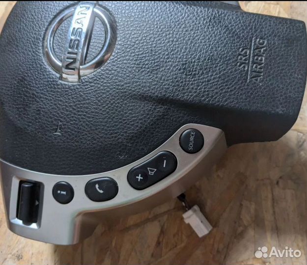 Подушка безопасности руля ниссан кашкай1