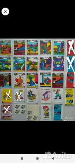 Вкладыши разные