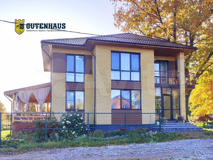 Коттедж 126 м² на участке 7,6 сот.