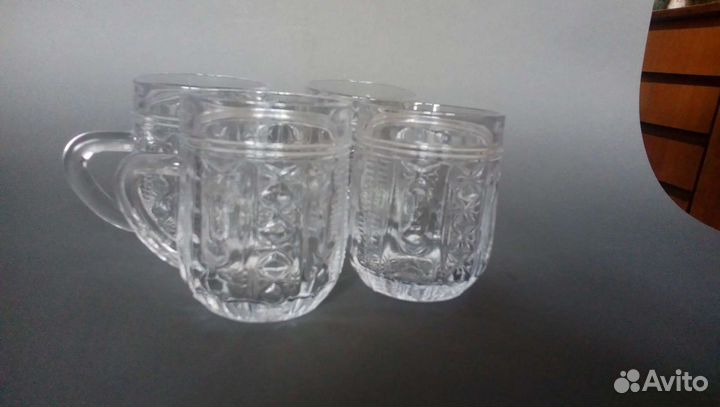 Рюмки, кружки хрусталь