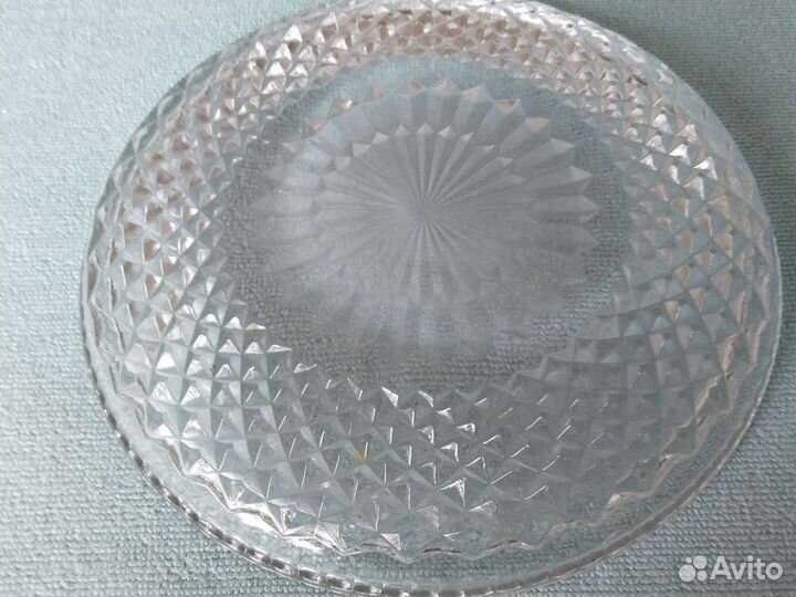 Хрустальное блюдо (тортница)