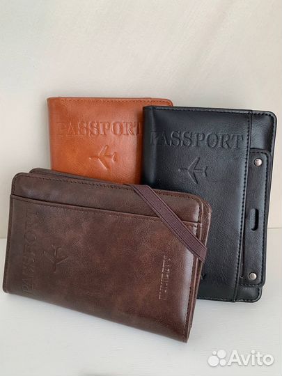 Опложка на паспорт натуральная кожа