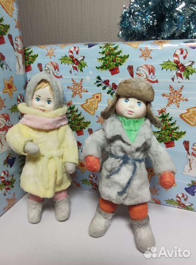 Игрушка ватная на елку