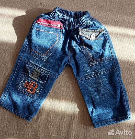 Джинсовый костюм для мальчика 2 года