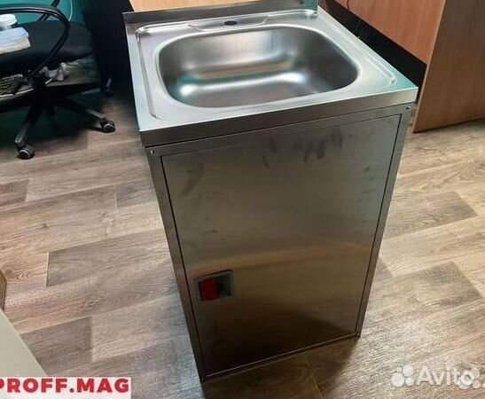 Тумба из металла с мойкой OI818