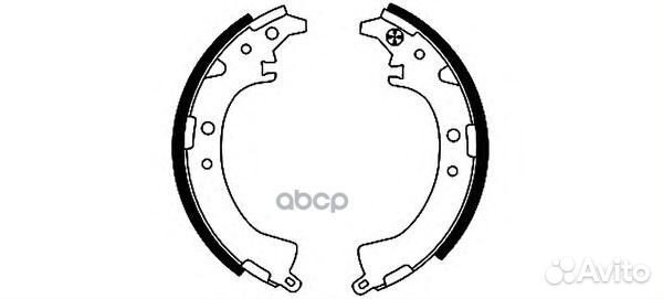 Колодки барабанные toyota RAV 4 K2333 Kashiyama