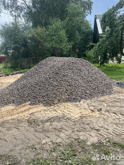 Доставка песок щебень отсев