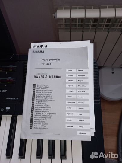 Синтезатор yamaha psr e273