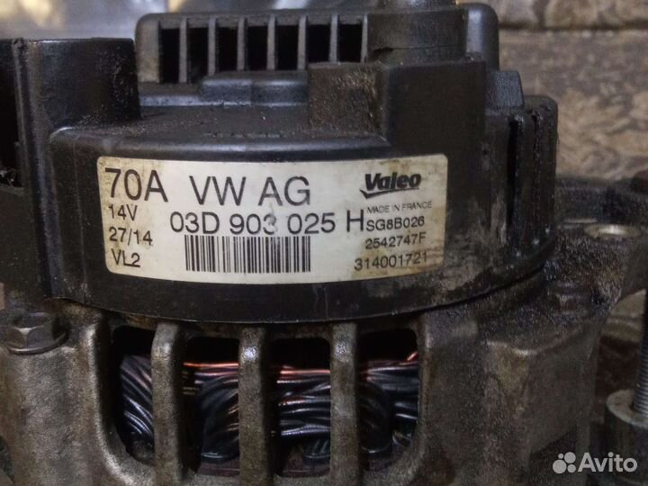 Генератор skoda fabia