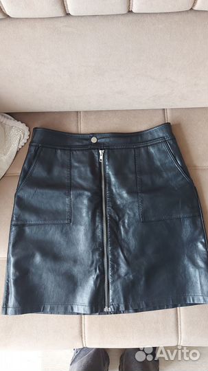 Кожаная юбка