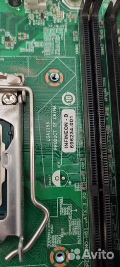 Материнскаяплата HP Pro 3500+проц i3 3240+4gb озу