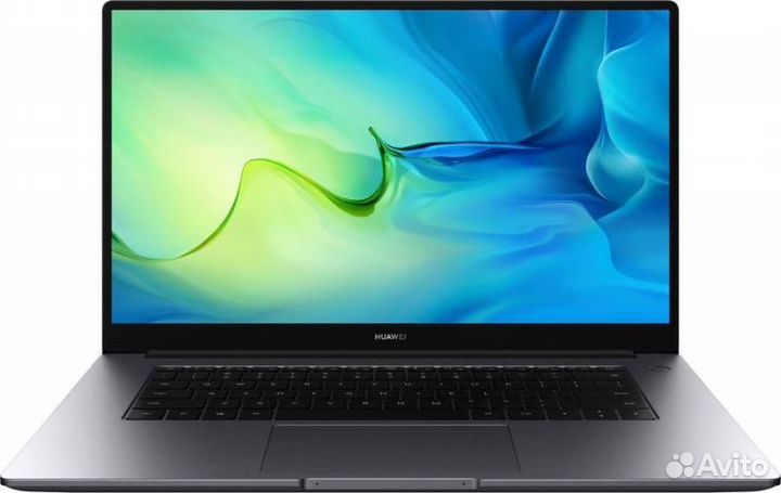 Ноутбук Huawei MateBook D 15 BOD-WDI9, 15.6, IPS, Intel Core i3 1115G4 3ггц, 2-ядерный, 8гб DDR4, 25