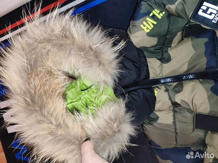 Парки - куртки Gulliver хаки камуфляж