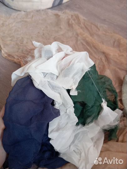 Набор тканей натуральный шёлк