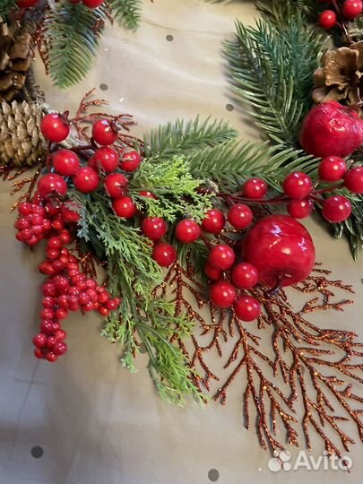 Новогодний венок на дверь