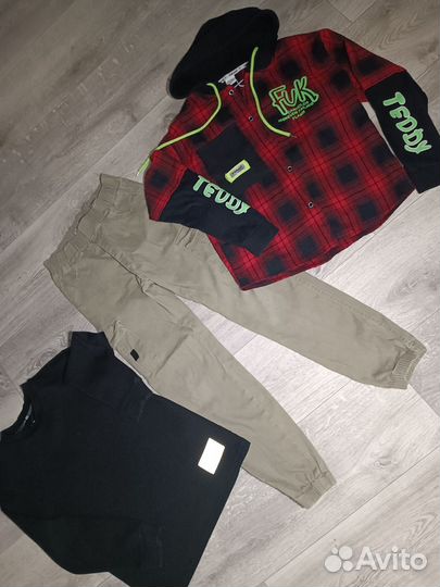 Вещи пакетом на мальчика 134 140