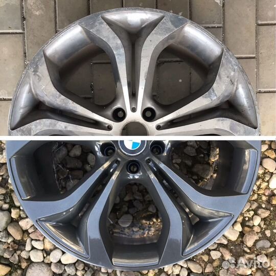 Полимерная покраска автомобильных дисков