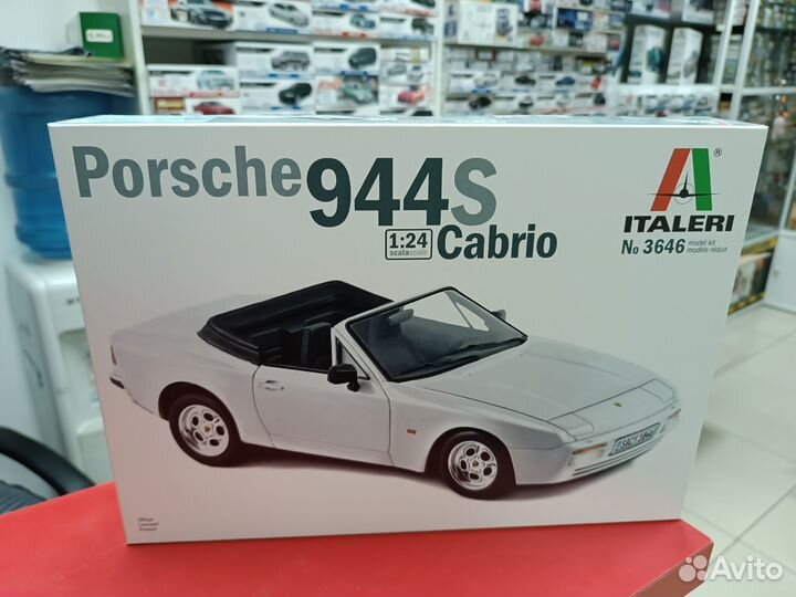 3646ит porsche 944 S Cabrio 1:24 Italeri Сборная