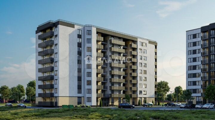 1-к. квартира, 34 м², 1/9 эт.