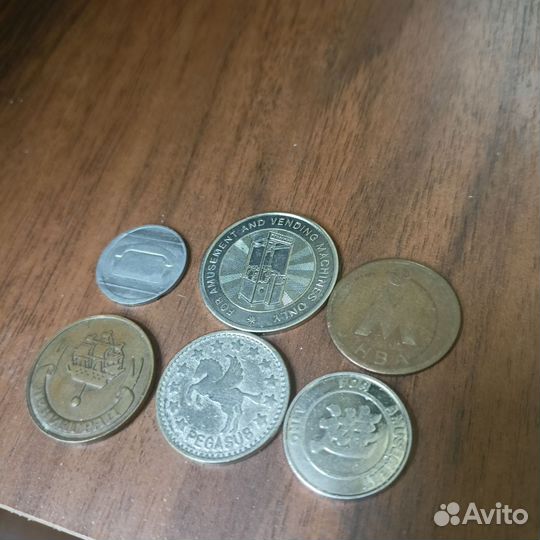 Жетоны и монеты пятёрочка